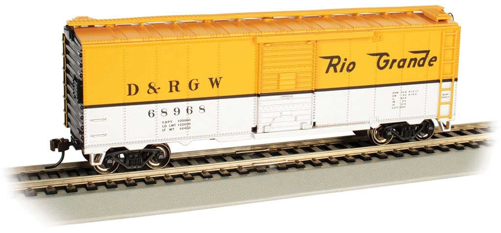 Bachmann 16006 HO Denver and Rio Grande Western Railroad 40' Box Car #68968