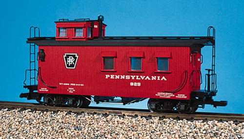 USA Trains R12012 G Pennsylvania Wood Side Caboose #925
