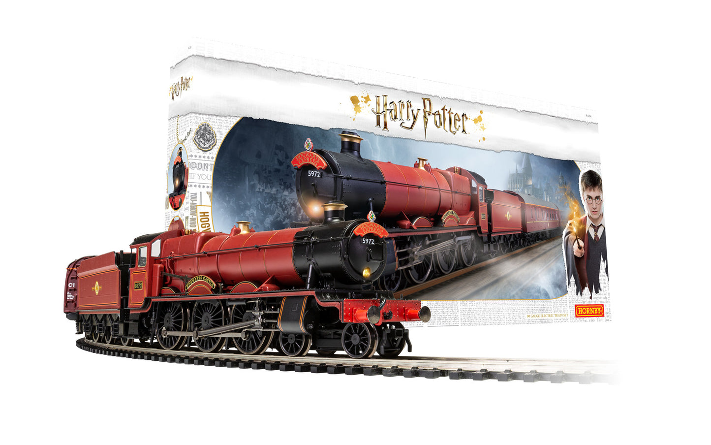 Hornby R1234T Harry Potter Hogwarts Express OO Gauge Train Set