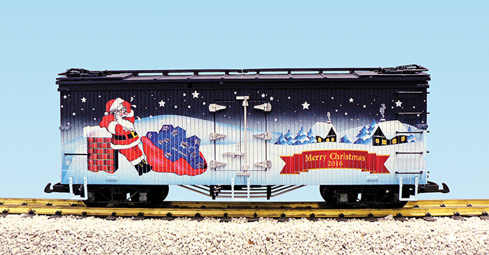 USA Trains R13034 G Merry Christmas 2016 Reefer Car