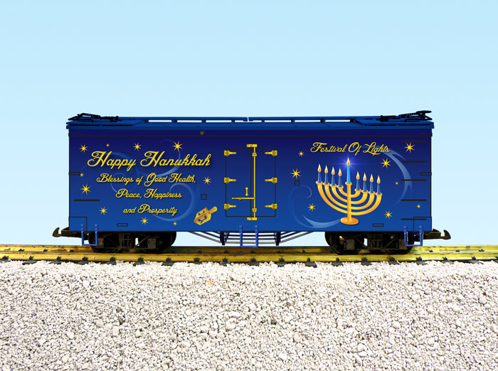 USA Trains R13038H G 2020 Happy Hanukkah Car