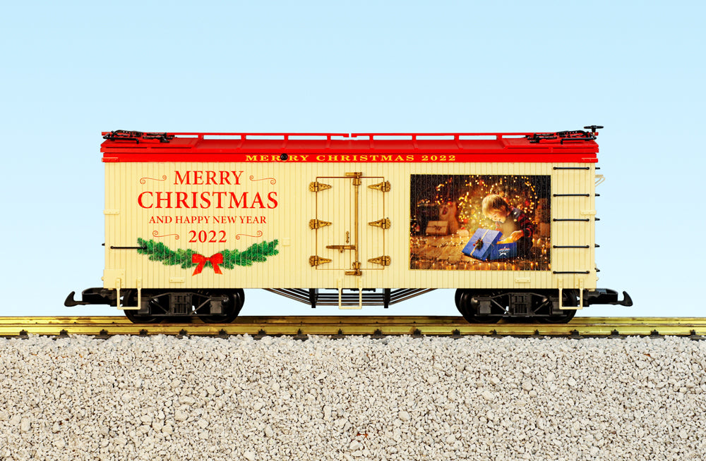 USA Trains 13040 G Christmas 2022 Refrigerator Car