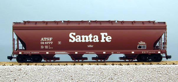 USA Trains R14102 G Atchison, Topeka and Santa Fe 4 Bay Center Flow Hopper