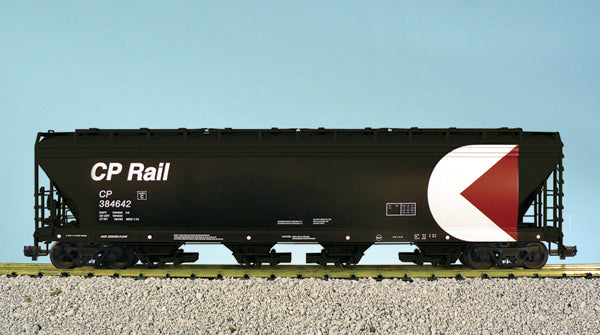 USA Trains 14132 G CP Rail 4-Bay Center Flow Hopper #384642 - Metal Wheels