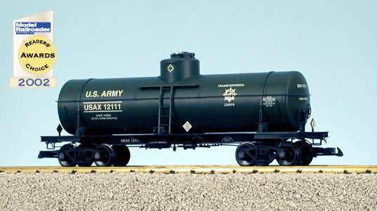 USA Trains R15125 G U.S. Army 10,000-Gallon Tank Car #12111