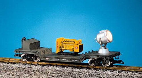 USA Trains R17327 G New York Central Depressed-Center Flat Car with Searchlight