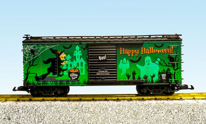 USA Trains R19121 G Glow In The Dark Happy Halloween Boxcar