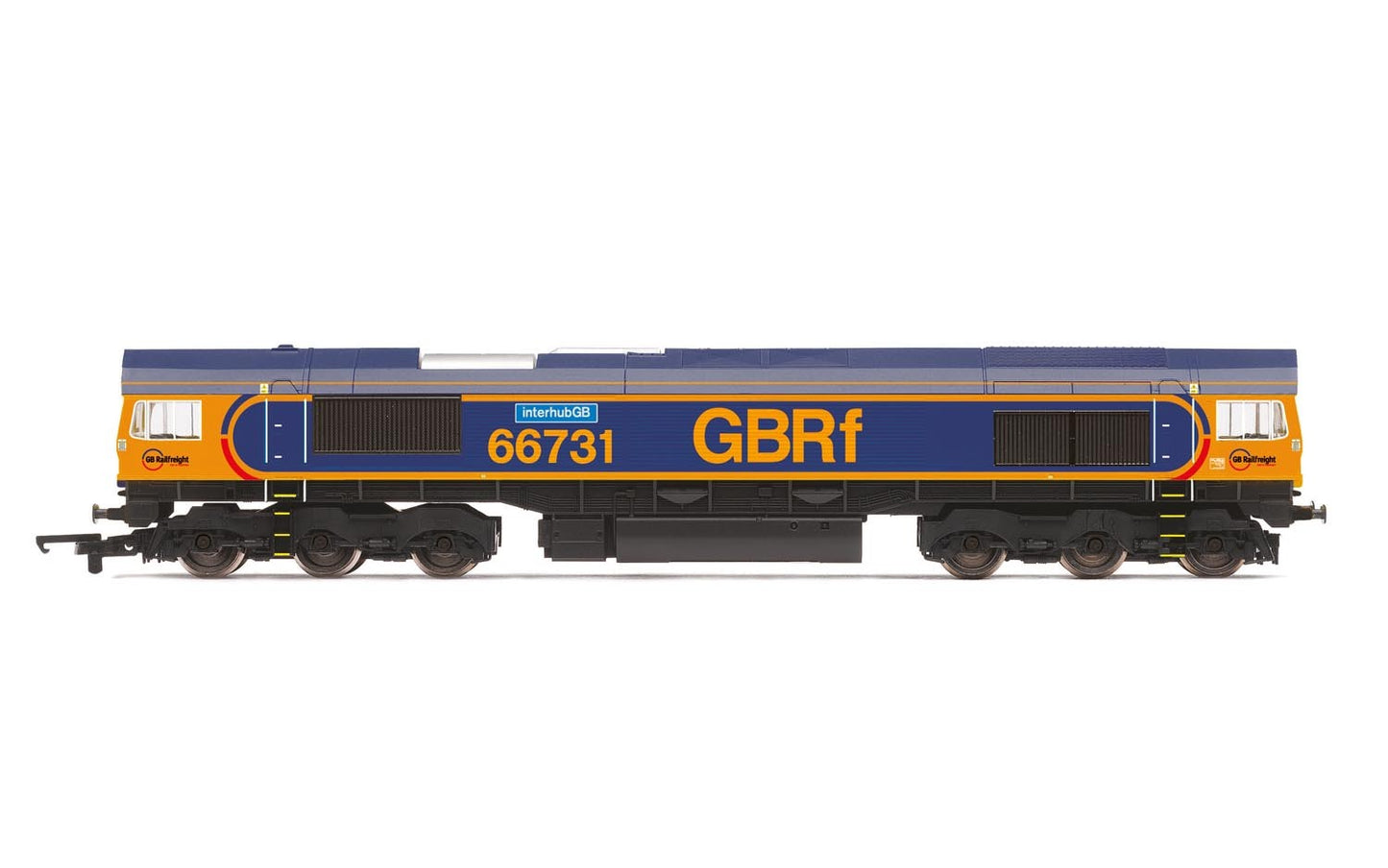 Hornby R3785 OO GBRf interhubGB Co-Co Class 66 Diesel Locomotive #66731