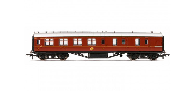 Hornby R4805 OO LMS Corridor Brake 3rd Class Coach Car #5726