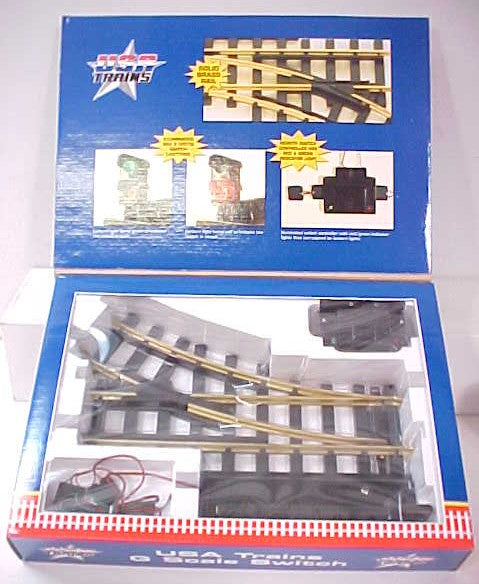 USA Trains R81205 G 48" Diameter Brass Right Hand Remote Switch Turnout