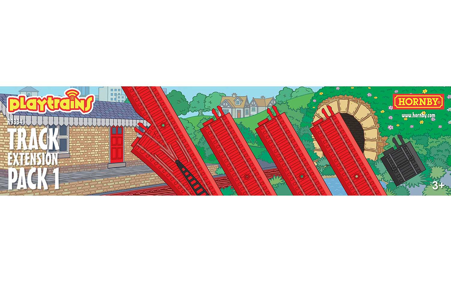 Hornby R9334 OO Playtrains Track Extension Pack #1 (Pack of 5)