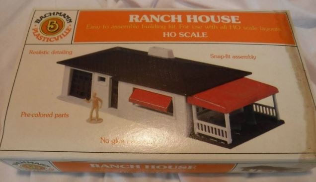 Bachmann 45154 HO Ranch House Classic Building Kit
