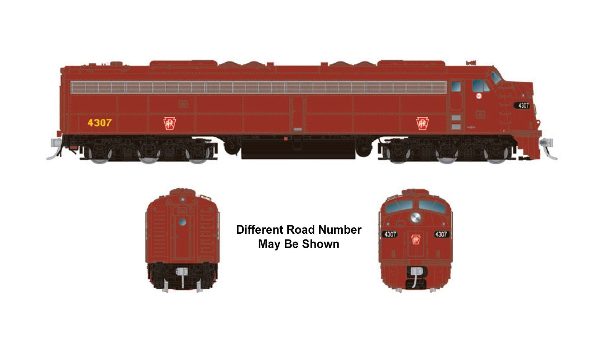 Rapido Trains 28561 HO PRR EMD E8A Diesel Loco with ESU LokSound DCC S ...