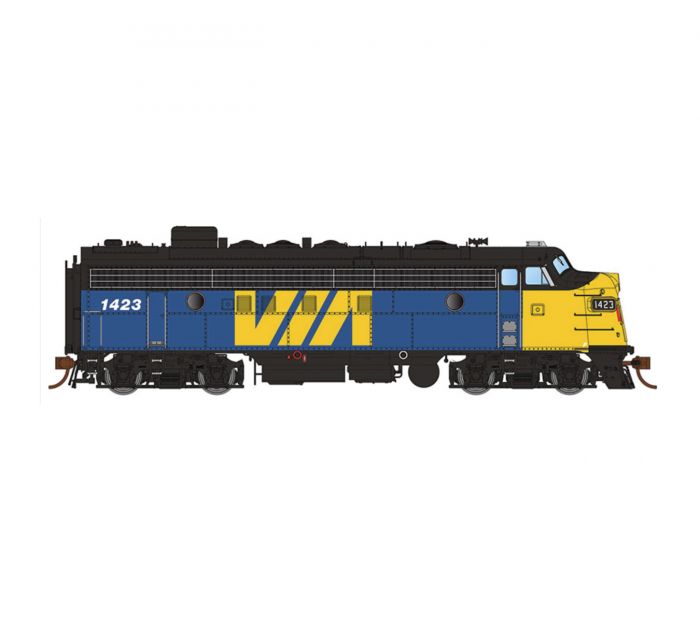 Rapido Trains 222037 HO VIA Rail Canada GMD FP7 Diesel Loco Standard DC #1423