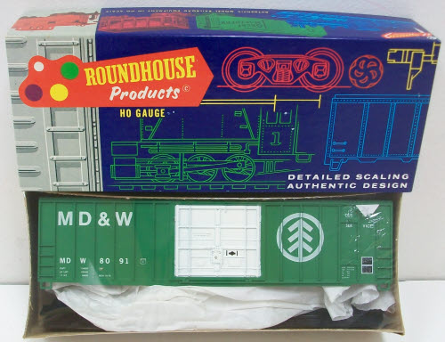 Roundhouse 3625 MD&W #8091 50' Boxcar Kit