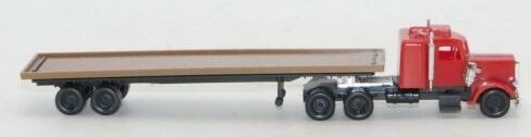 Cox 6222-7 HO Truck with Flat Bed Trailer