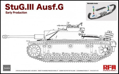Rye Field Models 5069 1:35 StuG. III Ausf. G Early Prod. Tank Model Kit