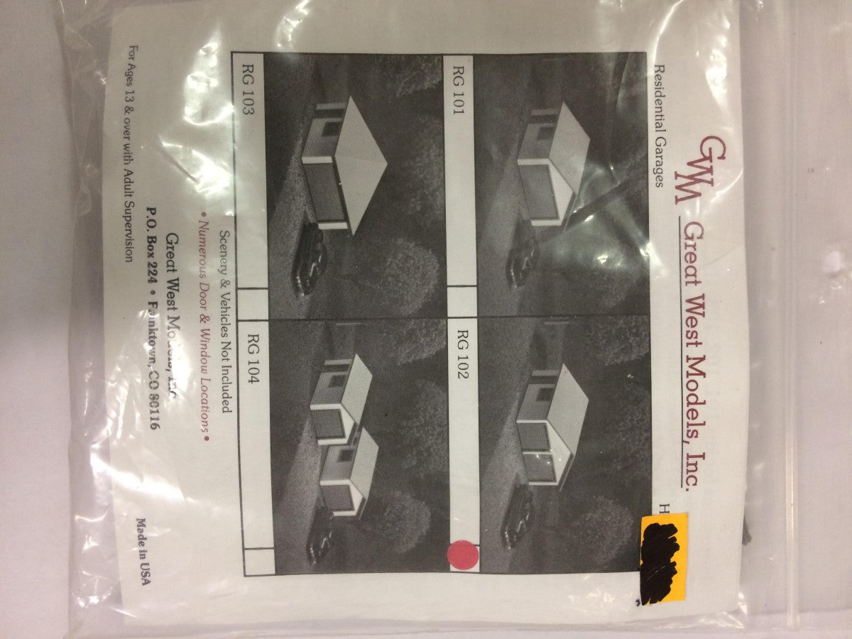 Great West Models 102 Resedential Dual Garage