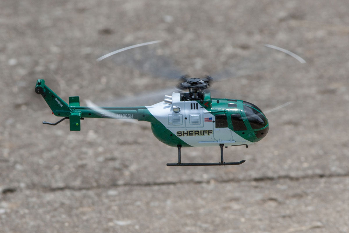 Rage R/C 6052 Hero-Copter Sheriff 4-Blade RTF Helicopter
