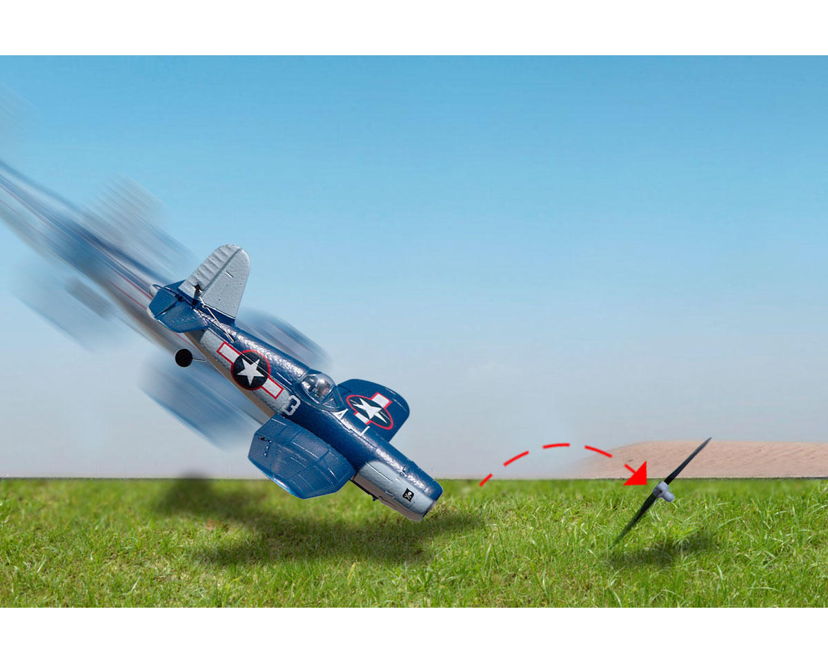 Rage R/C A1301V2 F4U Corsair Jolly Rogers Micro RTF Airplane V2 with PASS