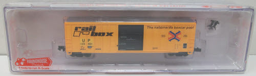Roundhouse 82501 N Scale Union Pacific Railbox Boxcar #130400