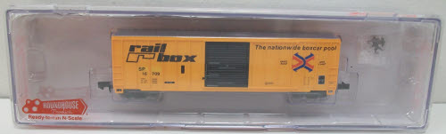 Roundhouse 82502 N Scale Re-Stenciled/Weathered Railbox 50' FMC Boxcar #16707