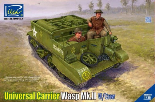 Riich Models 35036 1:35 Universal Carrier Wasp Mk.II with Crew Vehicle Kit