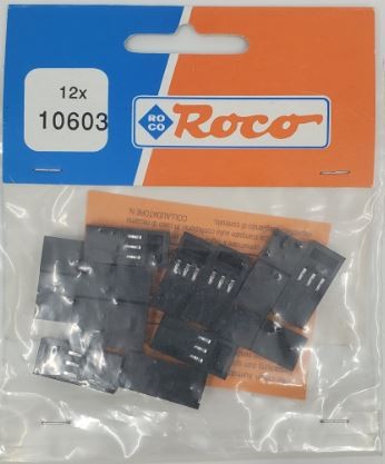 Roco 10603 HO Scale 3-Pole Female Connector