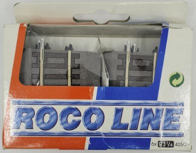Roco 42509 HO Scale R3 1/4, 419.6 mm Curved Track Sections (Pack of 6)