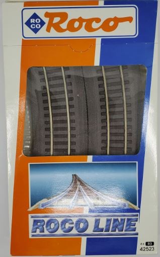 Roco 42523 Ho Scale R3 419.6mm VP6 Curved Track Sections (Pack of 6)