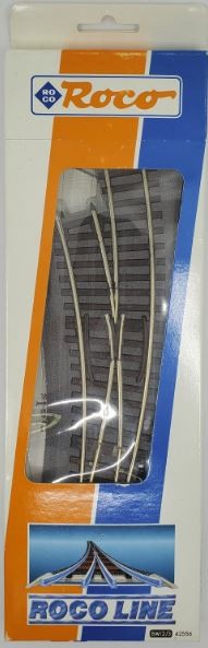 Roco 42557 HO Scale Right Hand BWr 2/3 Switch/Turnout