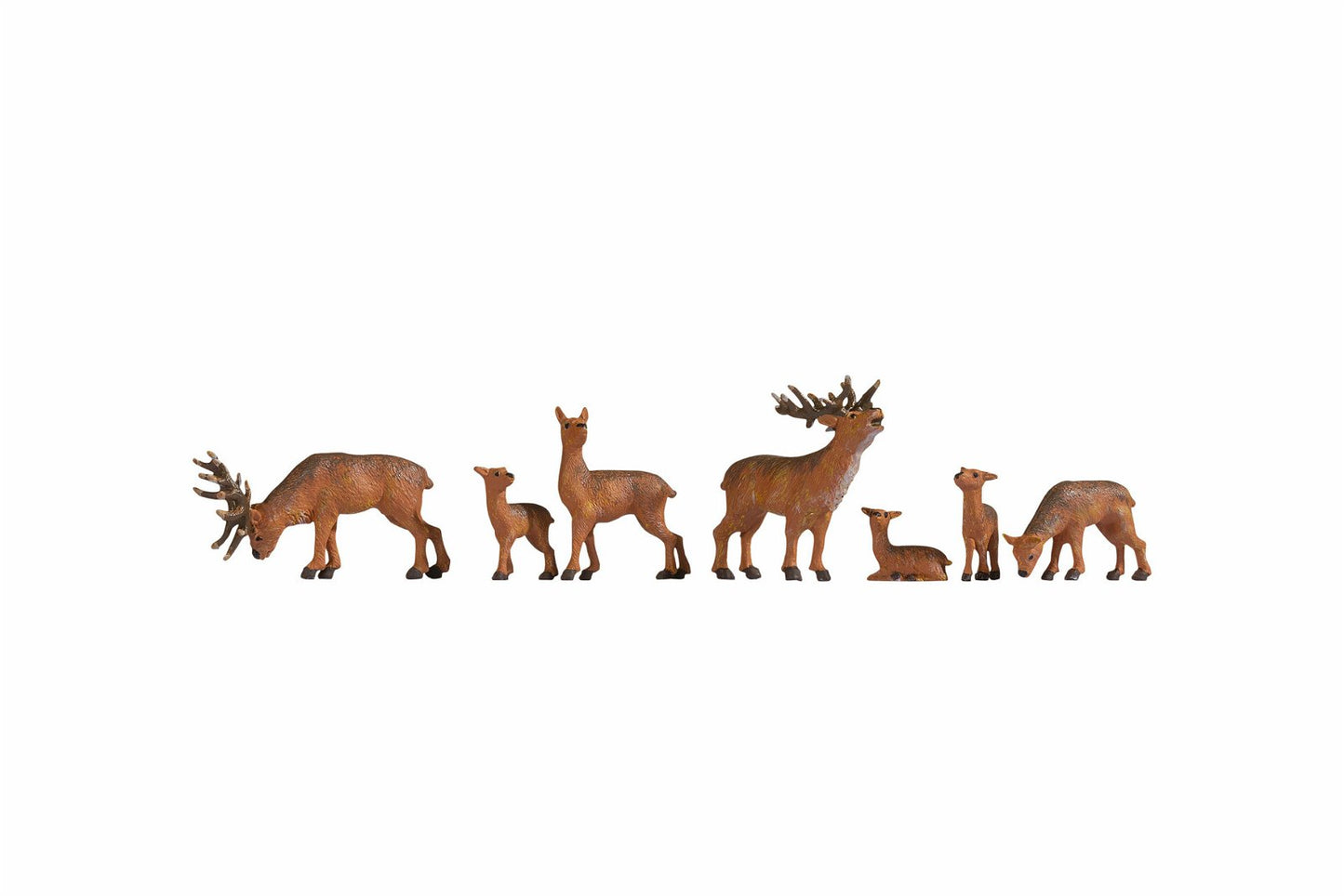 Noch 15732 HO Deer Figures (Set of 7)
