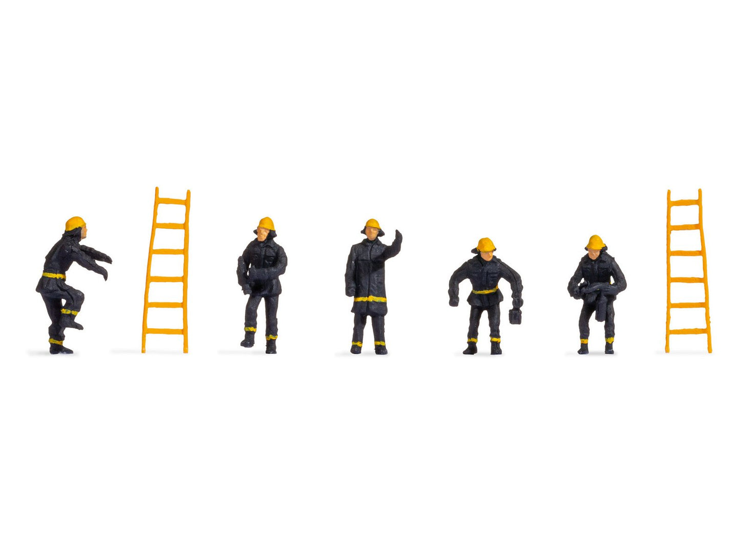Noch 18001 HO Fire Brigade Figures (Set of 5)