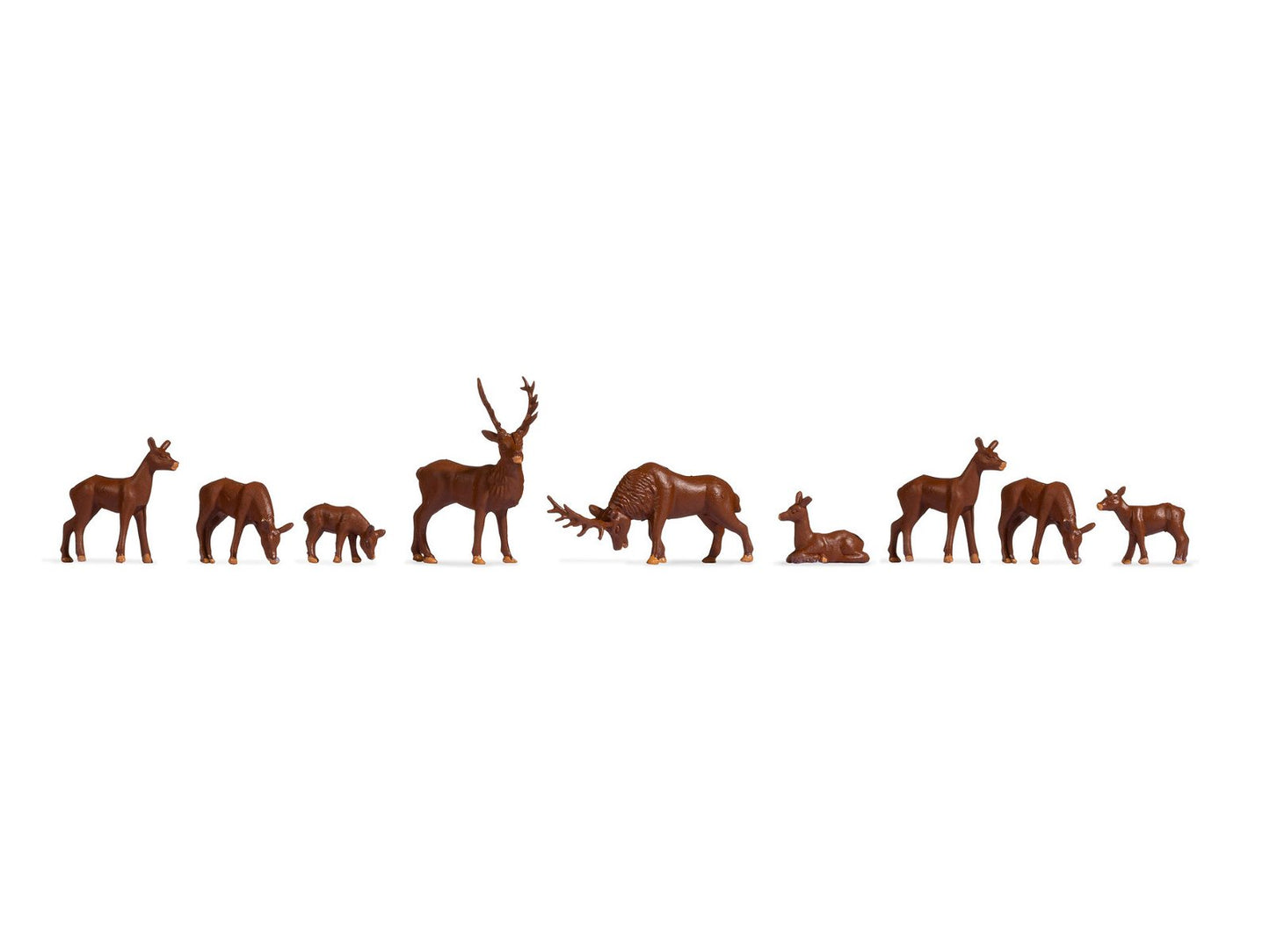 Noch 38211 N Deer Figures (Set of 7)