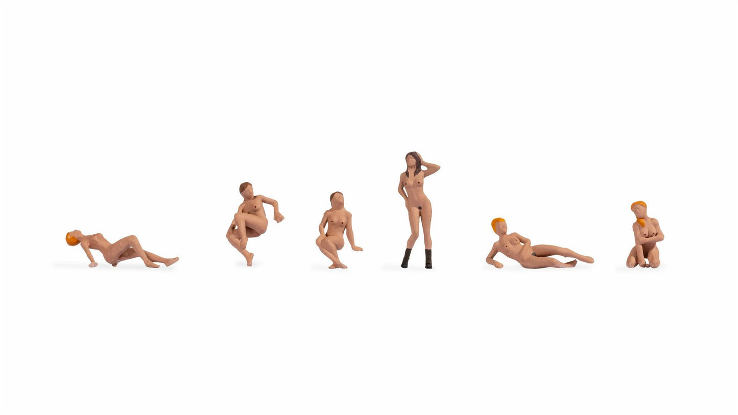 Noch 36949 N Nude Female Models Figure Set (Set of 6)