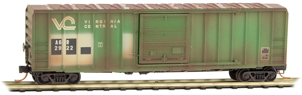 Micro-Trains 02544850 N AGR Weathered 50' Rib Side Single Door Boxcar #2922