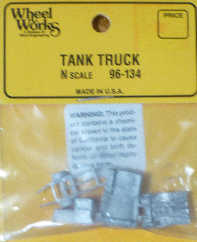 Wheel Works 96-134 N Unpainted Tank Truck Pewter Kit