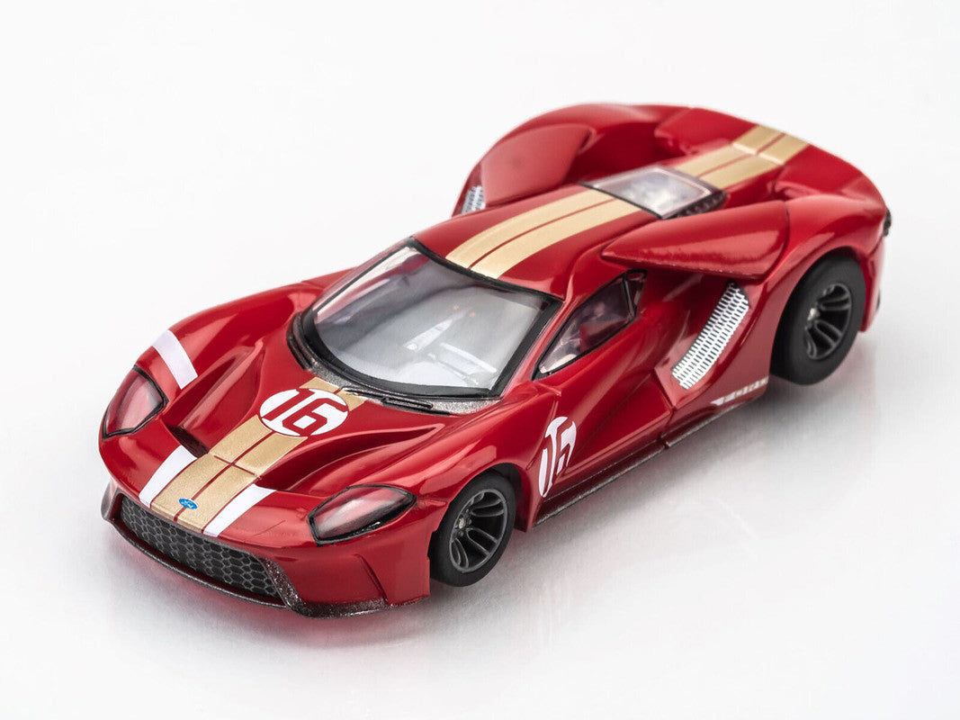AFX 22067 HO Red Mega G+ Ford GT Heritage #16 Slot Car