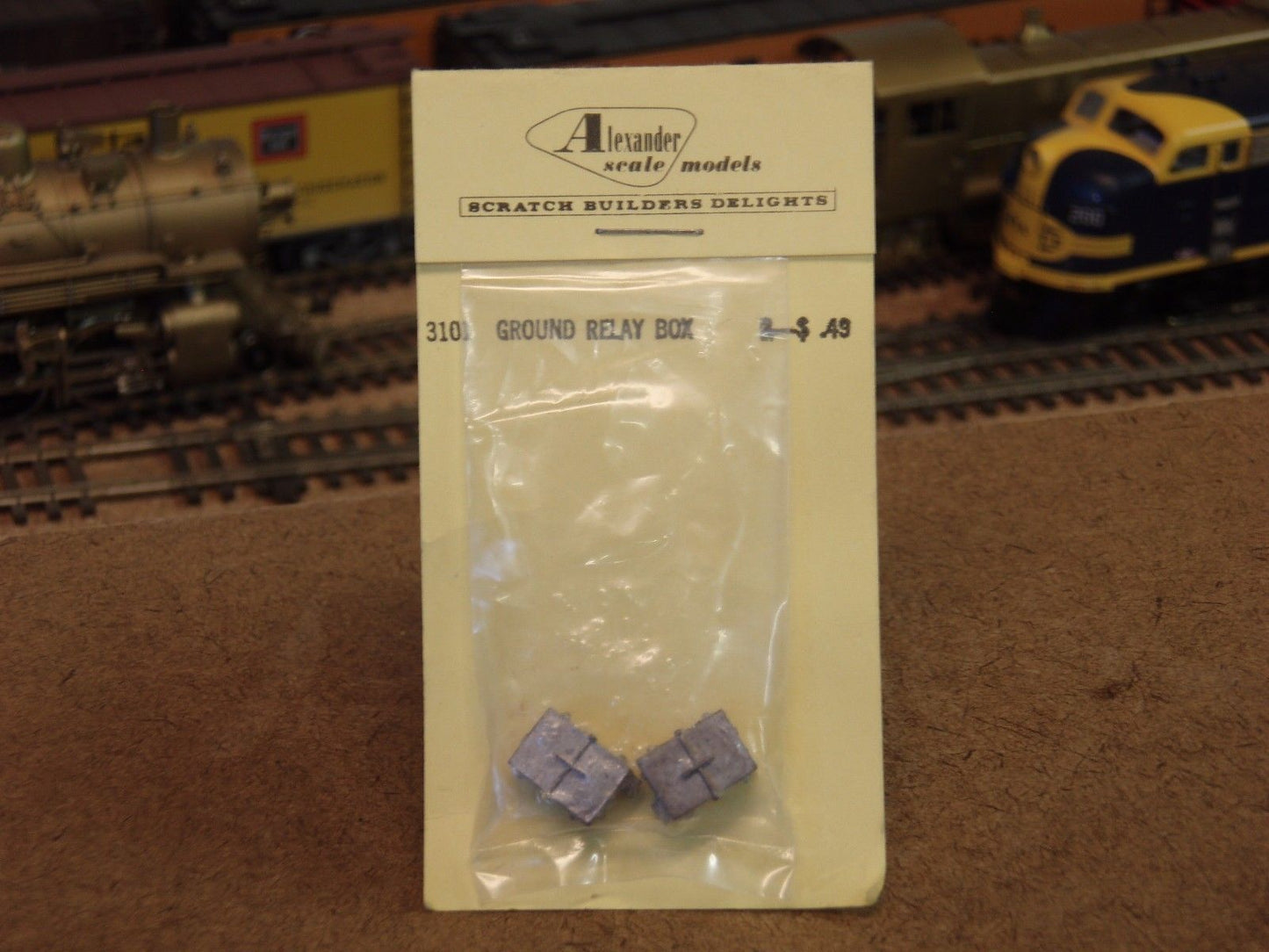 Alexander Scale 3101 HO Trackside Details Ground Relay Box (Pack of 2)