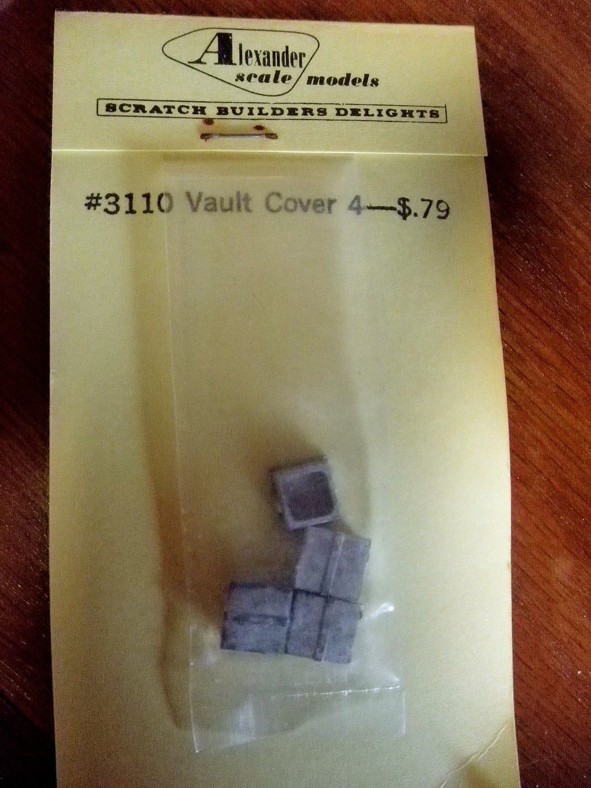 Alexander Scale 3110 HO Vault Cover (Pack of 4)