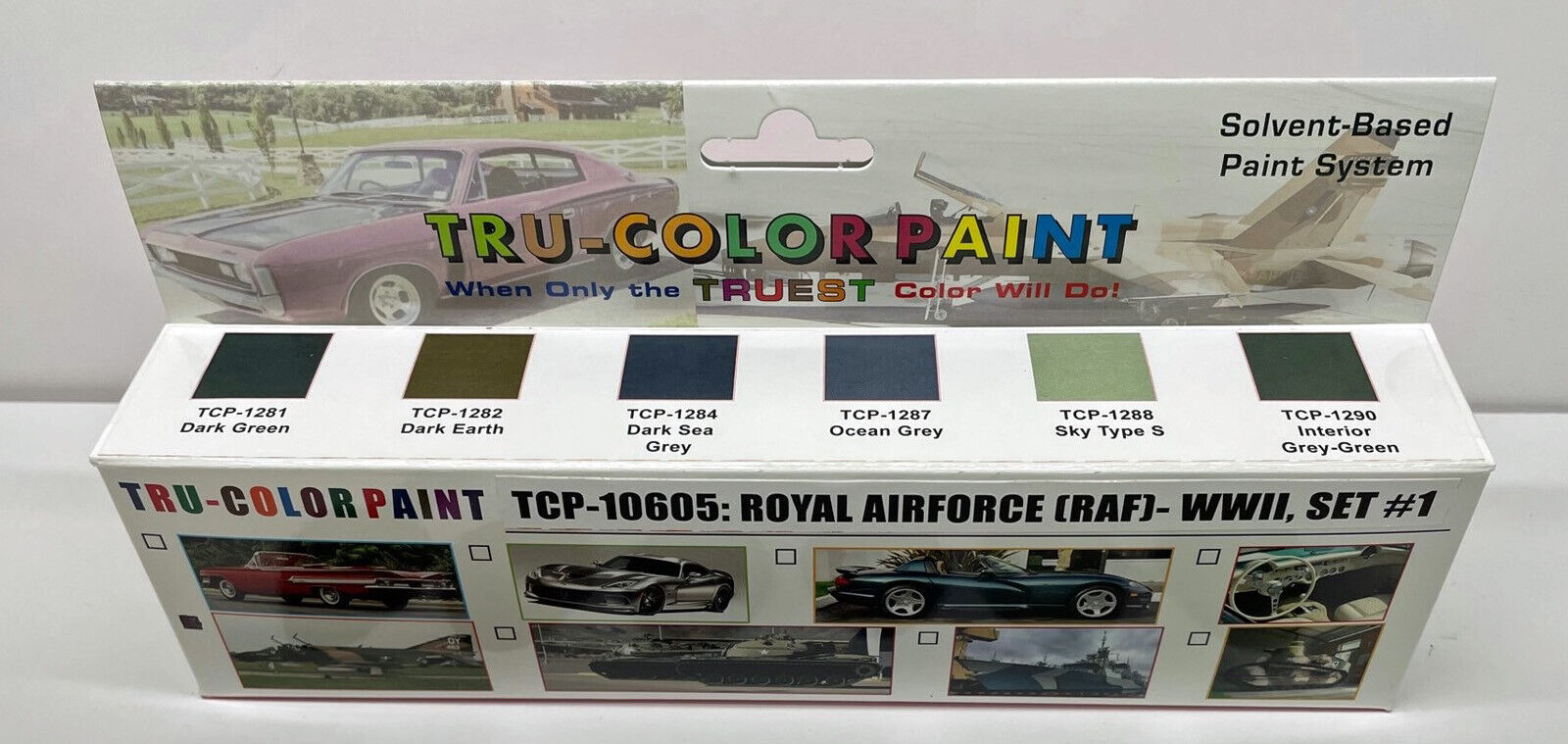 Tru-Color TCP-10605 Royal Airforce (RAF) WWII #1 - 1 oz Paint Bottle (Set of 6)