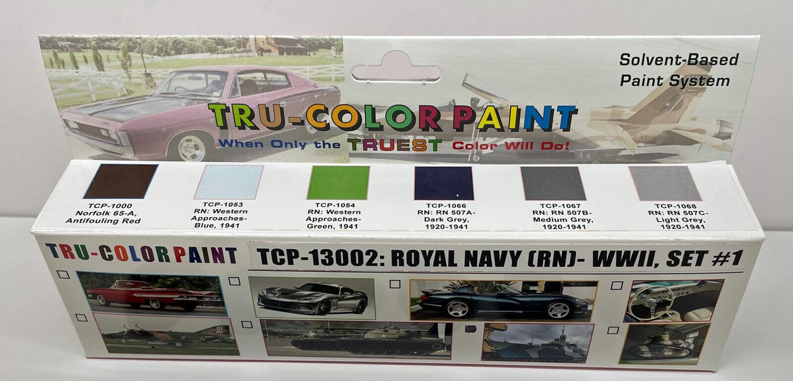 Tru-Color TCP-13002 Royal Navy (RN) WWII #1 - 1 oz Paint Bottle (Set of 6)