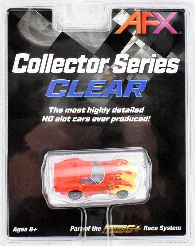 AFX 22055 HO Red/Yellow Mega G+ '70 Corvette Wildfire Slot Car