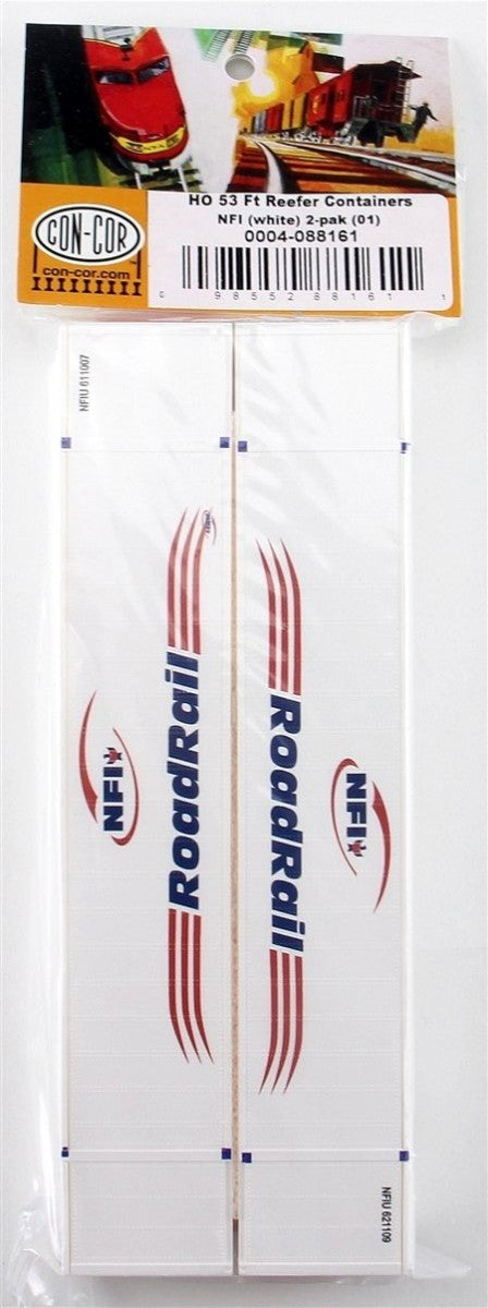 Con-Cor 88162 1:87 HO 53' Reefer Container NFI