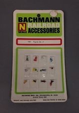 Bachmann 7001 N Scale Standing Farm Figures Set # 1 (Pack of 12)