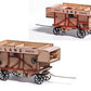 Busch 59905 HO Kodel & Bohm Wood Body Threshing Machine, Natural Wood