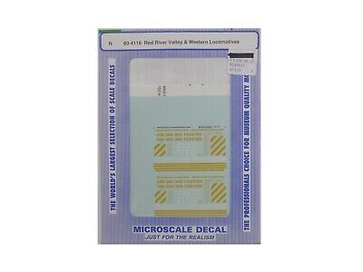 Microscale 60-4116 N Red River Valley & Western Locomotives Decal Sheet