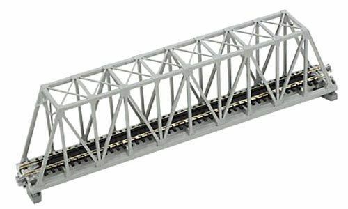 Kato 20-437 N 9-3/4" Silver Double-Track Truss Bridge