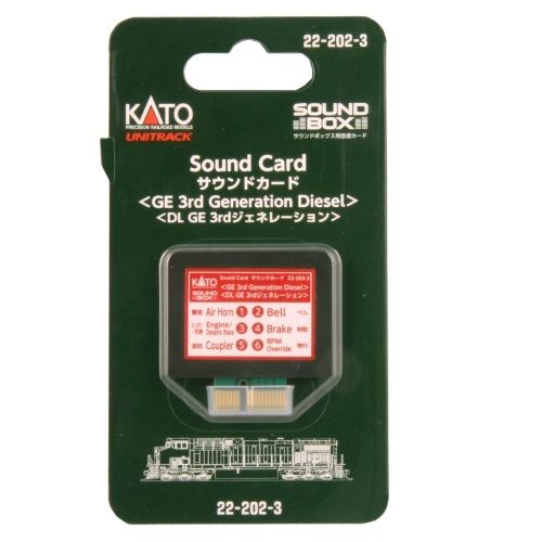 Kato 22-203-3 HO Siemens ACS-64 Sound Card for Kato Soundbox