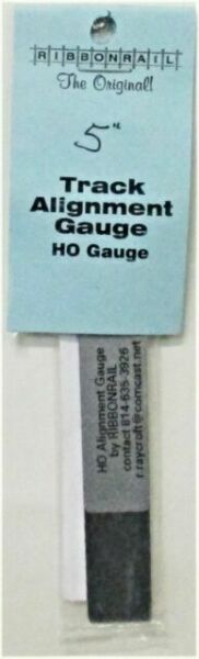 Ribbonrail 5 HO 5" Straight Track Alignment Gauge